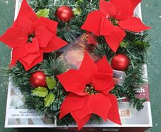 Led xmas wreath