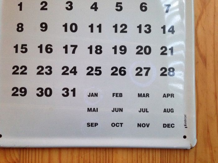 Harley-Davidson Metal Perpetual Calendar