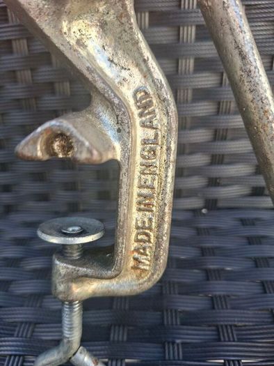 Vintage 1960's Spong & Co LTD manual tabletop mincer made in England