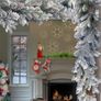 9 ft Snowy Dorchester Luxury Garland Image 4