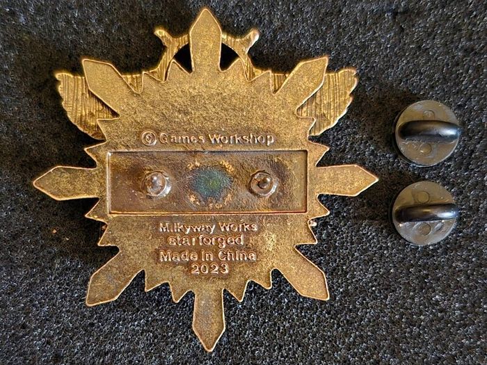 Warhammer,  mark of the ten thousand, Adeptus Custodes emblem.