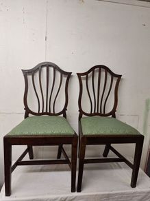 Pair of 19th century dining chairs