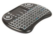 New Mini 2.4GHz Wireless Keyboard USB RGB LED Backlight Touchpad PC TV #1497