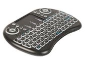 New Mini 2.4GHz Wireless Keyboard USB RGB LED Backlight Touchpad PC TV #1497