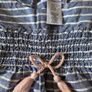 Girl's Blue and White Striped Top/Dress | 3-4 years New Image 2