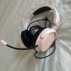 Stealth White and Blue headset