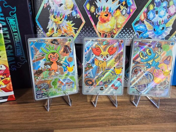 Complete First Partner Illustration Collection - All 9 starter trios NM