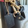 Coach Black Leather Mollie Bag Image 5