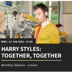 Harry Styles; Together Together - Album Pre-Order Pre-Sale tickets x 2