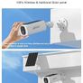 2K Solar Security Cameras Wireless Outdoor/Indoor, Integrated Solar Panel, Battery Camera, Color Night Vision, Spotlight Camera, 2-Way Talk, PIR Motion Detection, Alerts, Work with Alexa, C3 Image 6