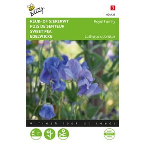 (S) Buzzy Sweet Pea seeds Royal Family Blue 5g (830726)