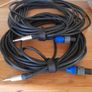 YAMAHA SV1 12" Speakers X2 and leads Image 5