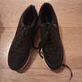 Ladies Black Wedge Trainer Image 6