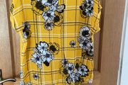 Bright yellow summer top