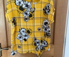Bright yellow summer top
