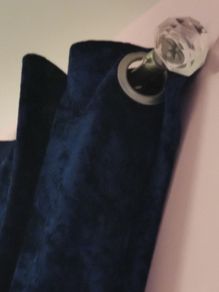 For sale velvet navy curtains