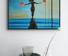 Original hand paint picture, painting by Strzala
