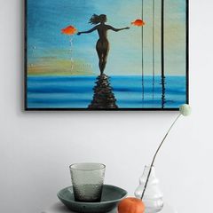 Original hand paint picture, painting by Strzala