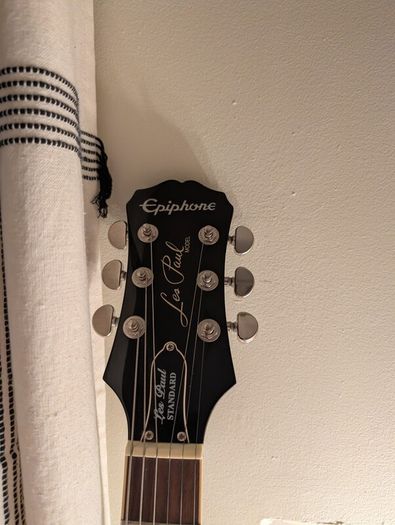 2012 Epiphone Les Paul Standard in Ebony/Black