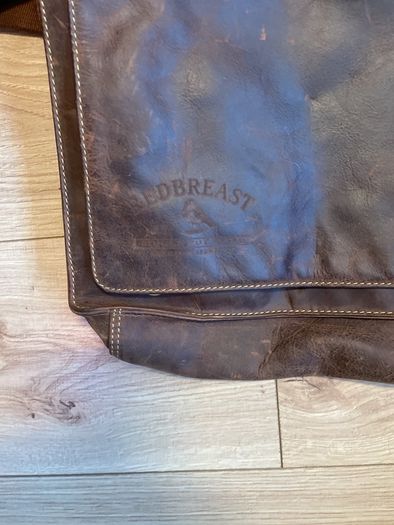 Redbreast whiskey Visconti leather Satchel type laptop bag