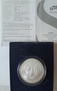 2008 Silver Eagle West Point Mint