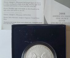 2008 Silver Eagle West Point Mint