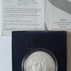 2008 Silver Eagle West Point Mint