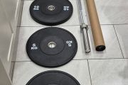brand new olympic bumper weight set B