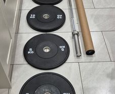 brand new olympic bumper weight set B