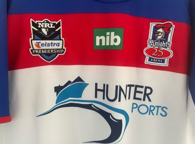 Vintage Newcastle Knights Rugby Jersey 2012 Size S