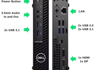 Dell OptiPlex 3080 Micro i5-10500T 16GB 512GB SSD Windows 11 Pro HDMI /DP