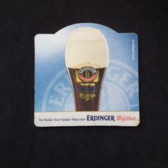 Erdinger Weisbier : The World's Most Popular Wheat Beer - Beer Mat/Coaster