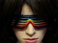 main image for ad Halloween Led Party Glasses Light Up Flashing Luminous Neon Glowing Shades New Year 2021