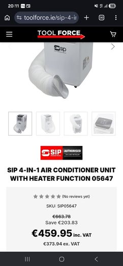 Sip air conditioner. Top spec air conditioner. Purchased in 2022 when my wife was pregnant at the time. Its been used only 4 or 5 times. Excellent piece of kit in brand new condition