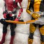 Power Rangers Beast Morphers Cybervillain Lightening Blaze and Gold Ranger approx. 6" Used Please see photos Image 3