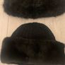 Womens Black Winter Hats Image 7
