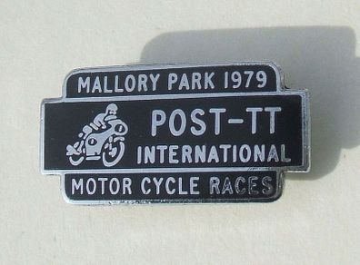 MALLORY PARK 1979 (Post-TT International Motor Cycle Races) - a scarce supporter's enamel badge