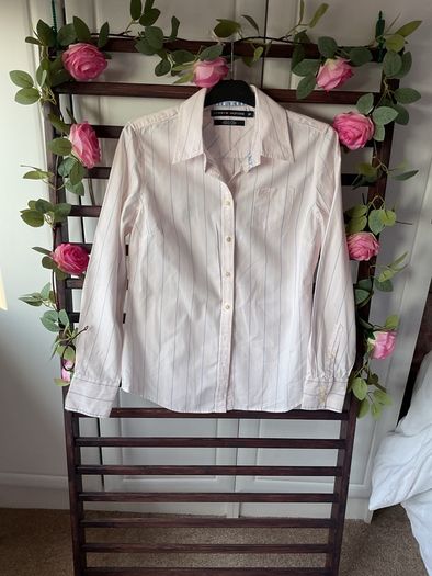 shirt Tommy Hilfiger size small Bnwot pink striped shirt 100% cotton