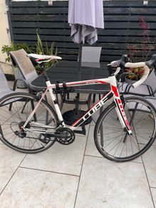 Cube Peloton road bike - white and red
