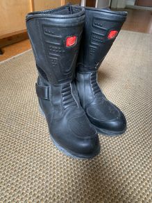 Motorbike ladies jacket trousers and boots set