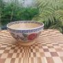 Beautiful Nicholas Mosse Medium Bowl in the Popular but Discontinued Kilfane Rose Pattern, Circa 1996-2004 Image 2