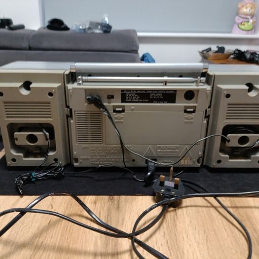vintage boombox or Mini compo radio cassette recorder the 1980s