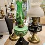 Three vintage working oil lamps Image 2