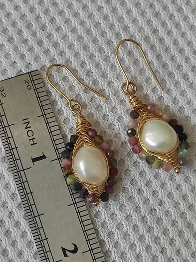 Pearl earrings