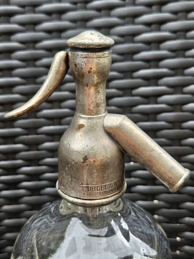 Schweppes Limited Glass Soda Siphon.