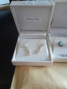 ladies silver earrings