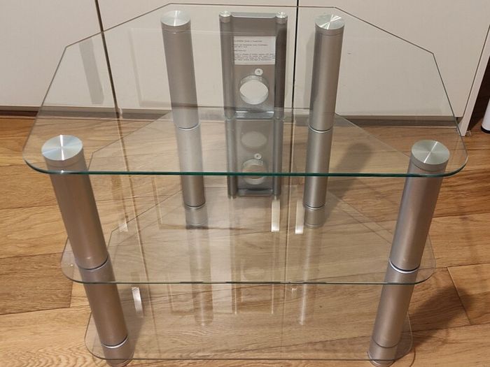 TV glass table