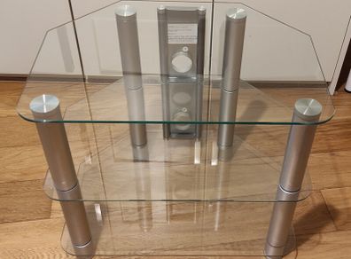 TV glass table