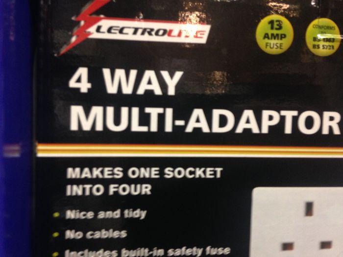 4 Way Multi Adapter