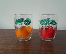 Vintage Juice Glasses set of 2
